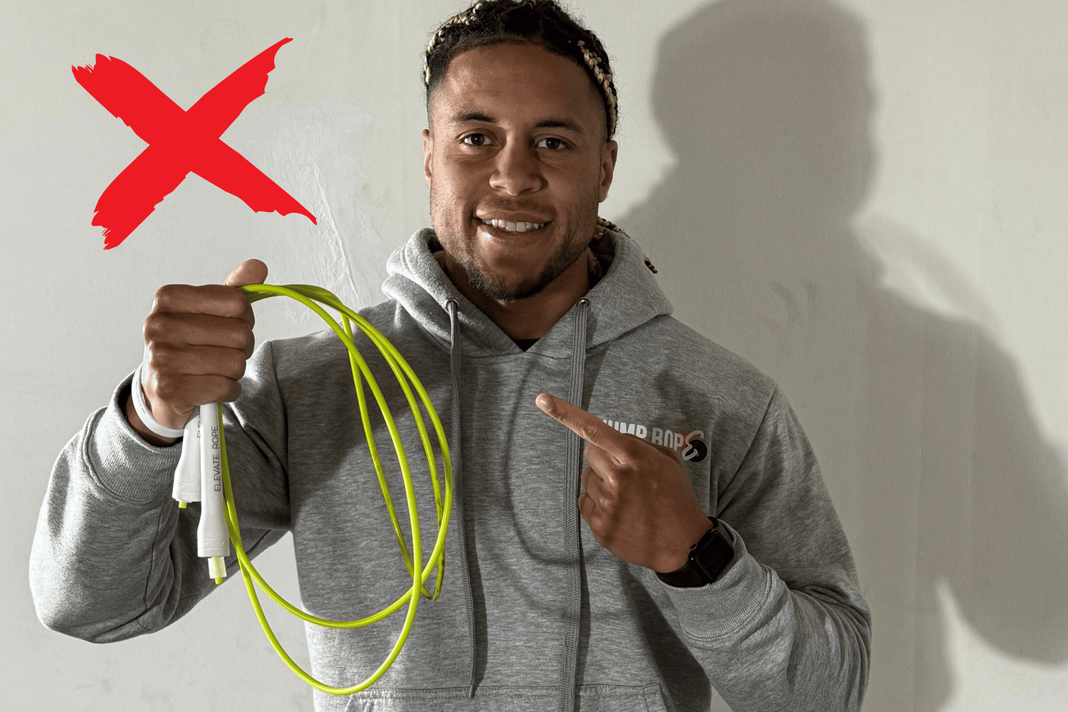 Beginner correcting common Jump Rope Mistakes for better results