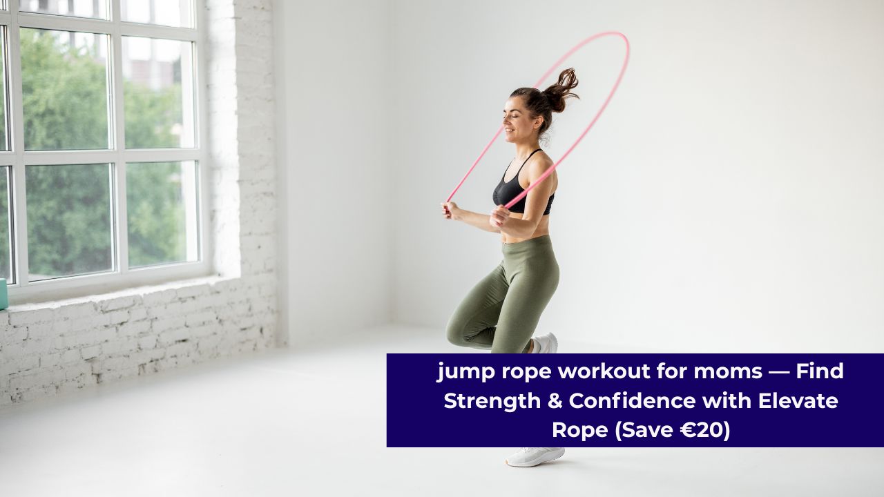 jump rope workout for moms — Find Strength & Confidence with Elevate Rope (Save €20)