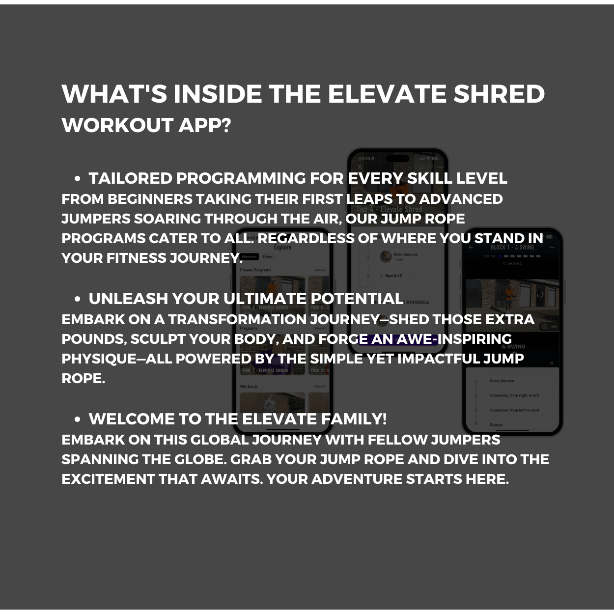 Level Up with the Ultimate Jump Rope Bundle for Athletes - Elevate Rope