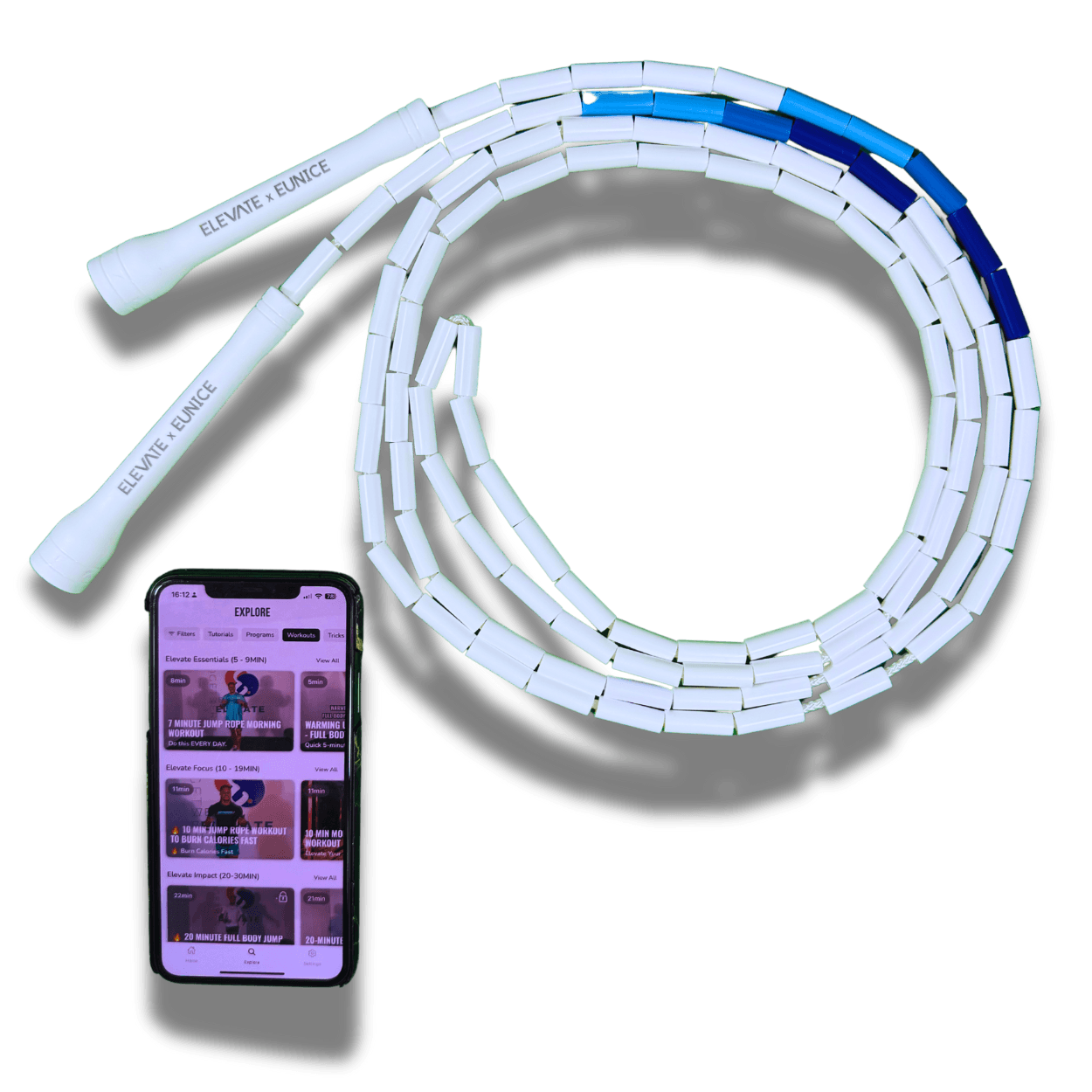 Unlock Flow with the Frost Beaded Jump Rope for Freestyle - Elevate Rope