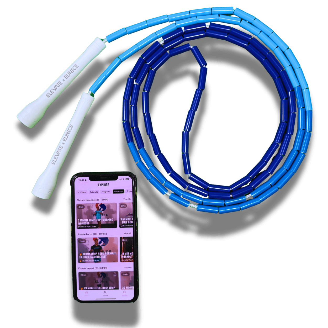 Storm Beaded Jump Rope – Beaded Jump Rope for Beginners - Elevate Rope