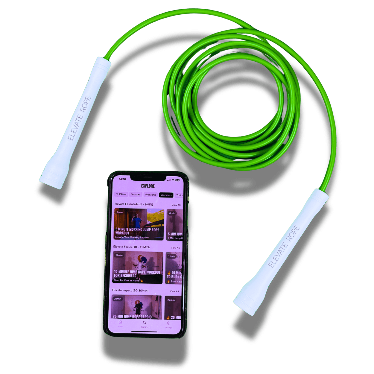 Elevate Speed Rope MAX (LIME) - Elevate Rope