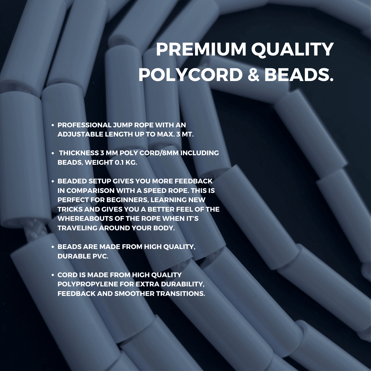 Innocence – Beaded Jump Rope - Elevate Rope