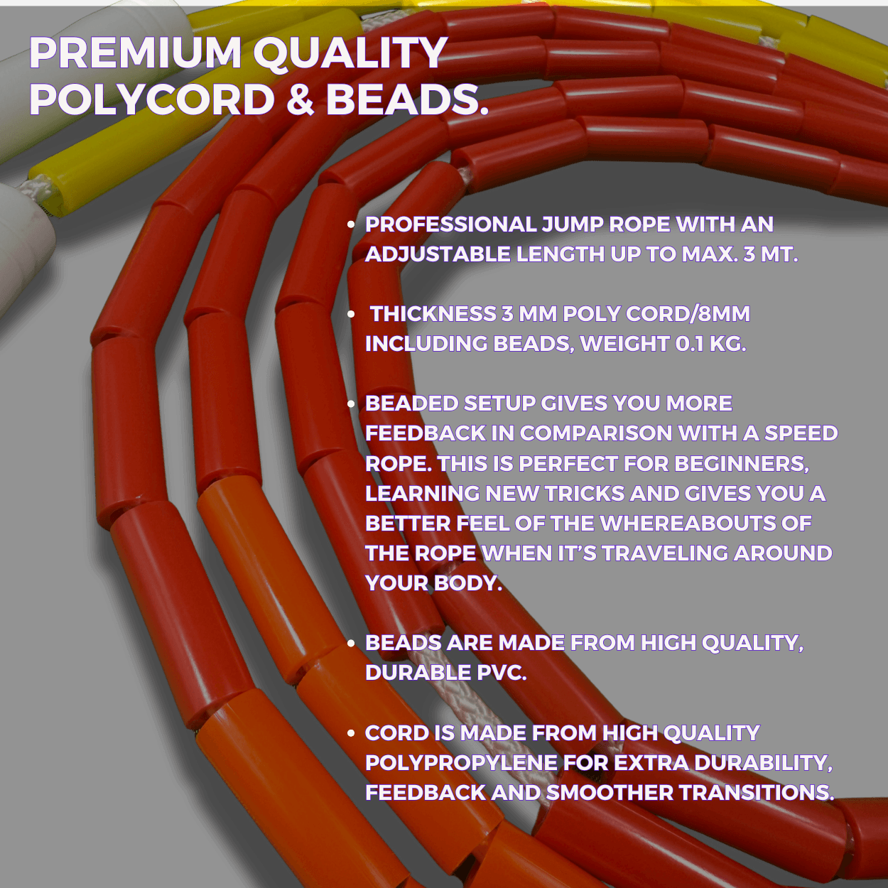 Inferno - Beaded Jump Rope - Elevate Rope