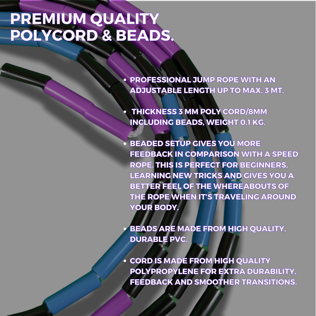 Galaxy – Beaded Jump Rope - Elevate Rope