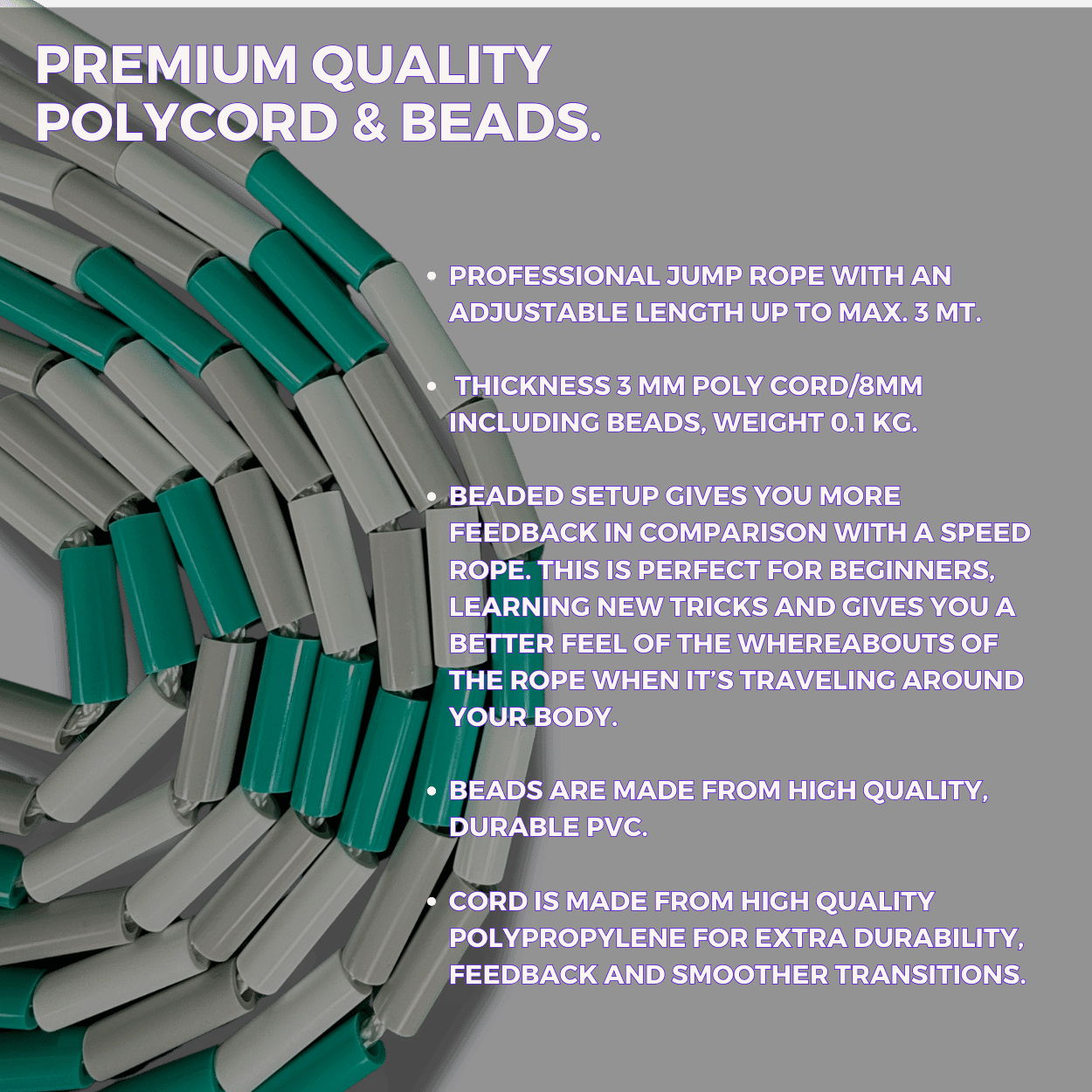 Wisdom - Beaded Jump Rope - Elevate Rope