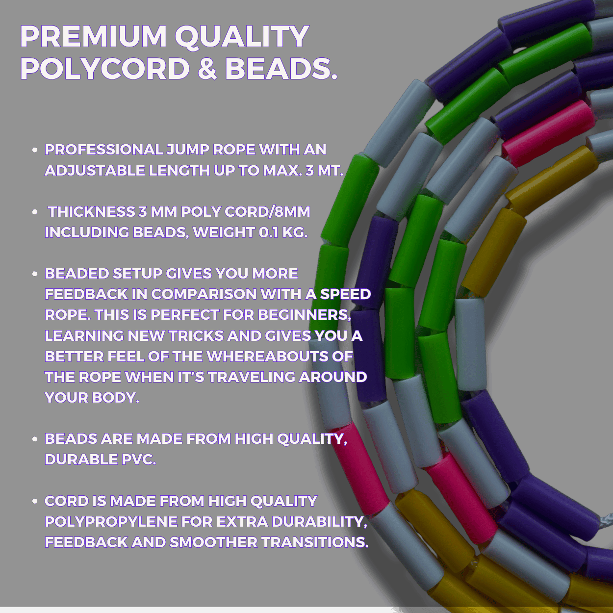 Energy – Beaded Jump Rope - Elevate Rope