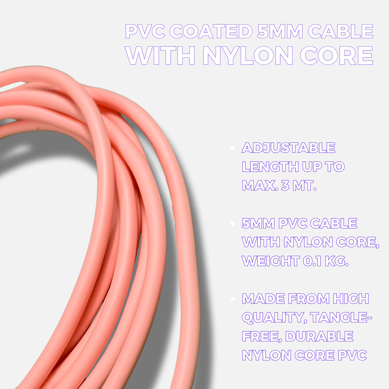 Elevate Speed Rope MAX (COTTON CANDY) - Elevate Rope