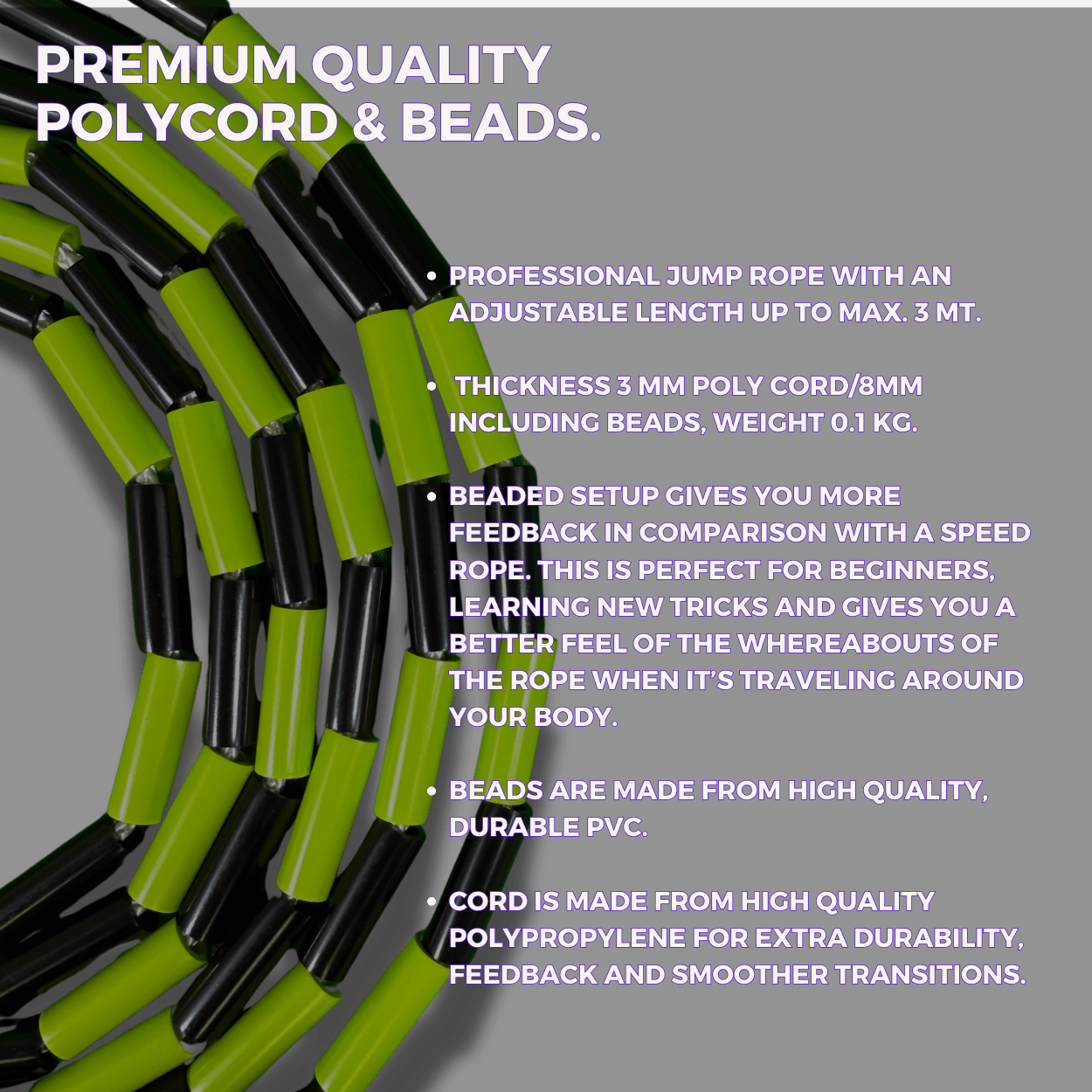 Jupiter - Beaded Jump Rope - Elevate Rope