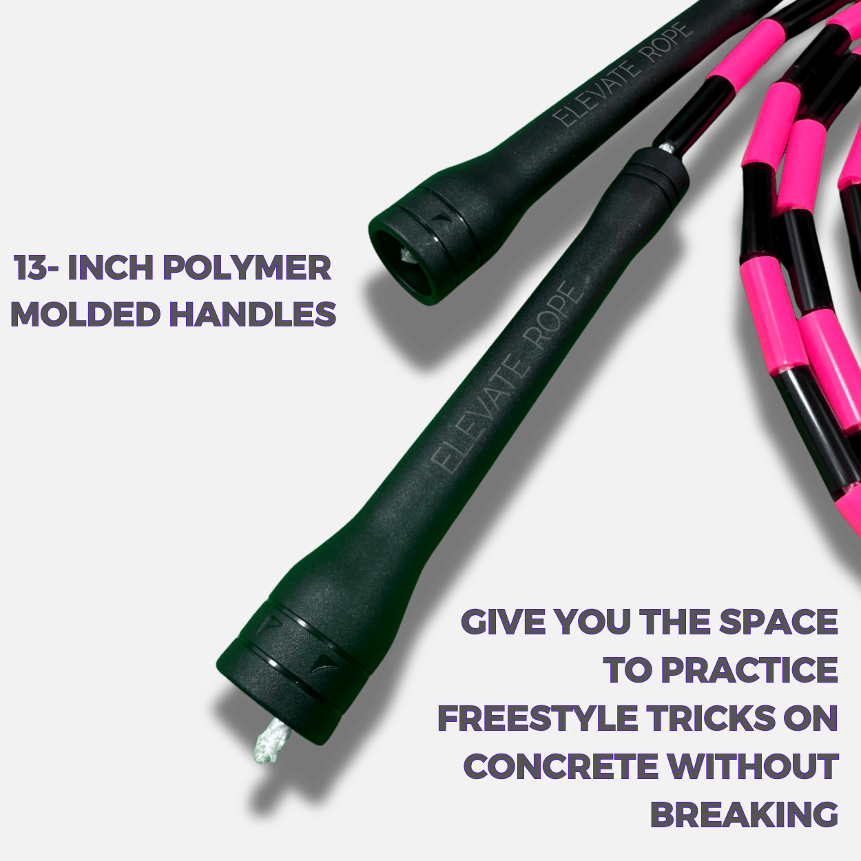 Pink Demon - Beaded Jump Rope - Elevate Rope