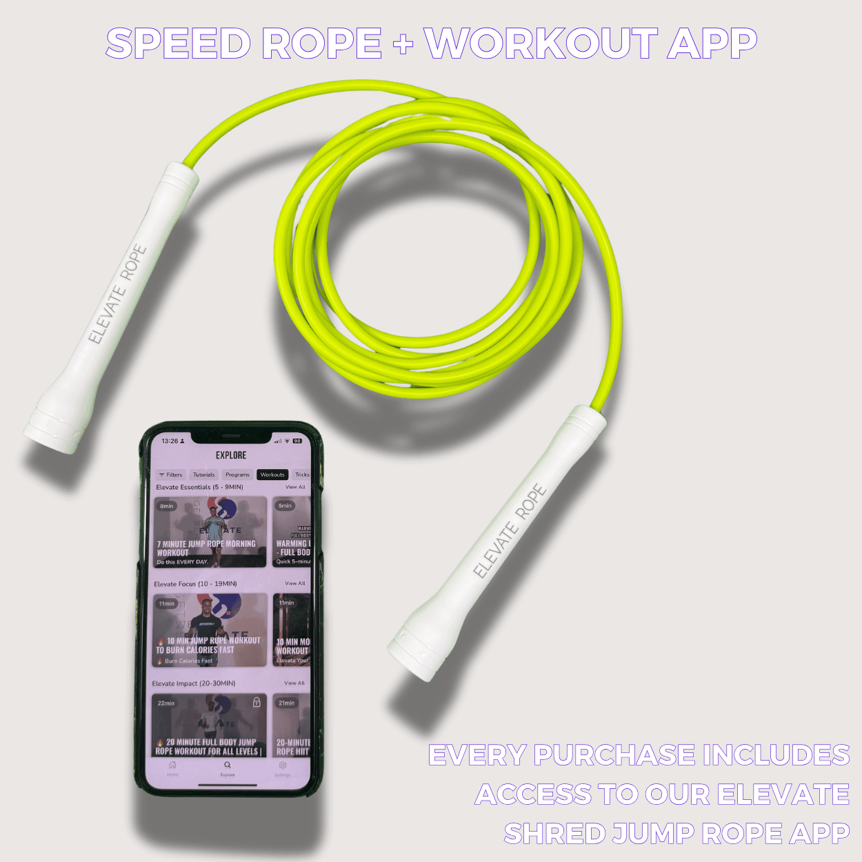 Elevate Speed Rope MAX (BALANCE) - Elevate Rope