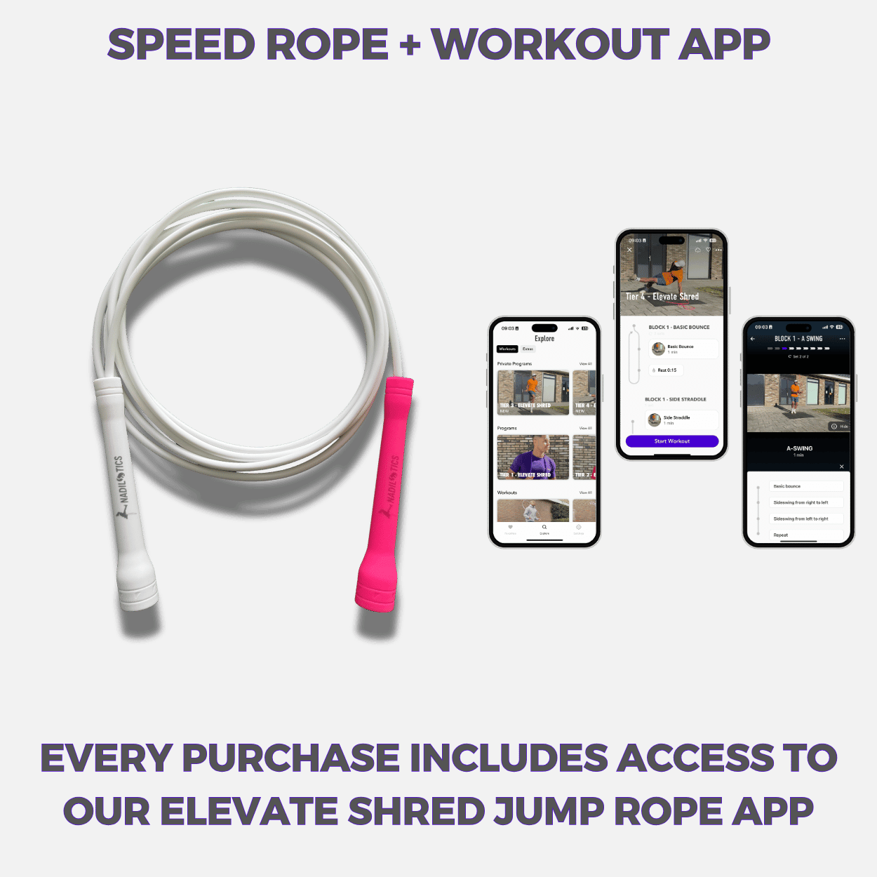 Elevate Speed Rope MAX (NADILETICS) - Elevate Rope