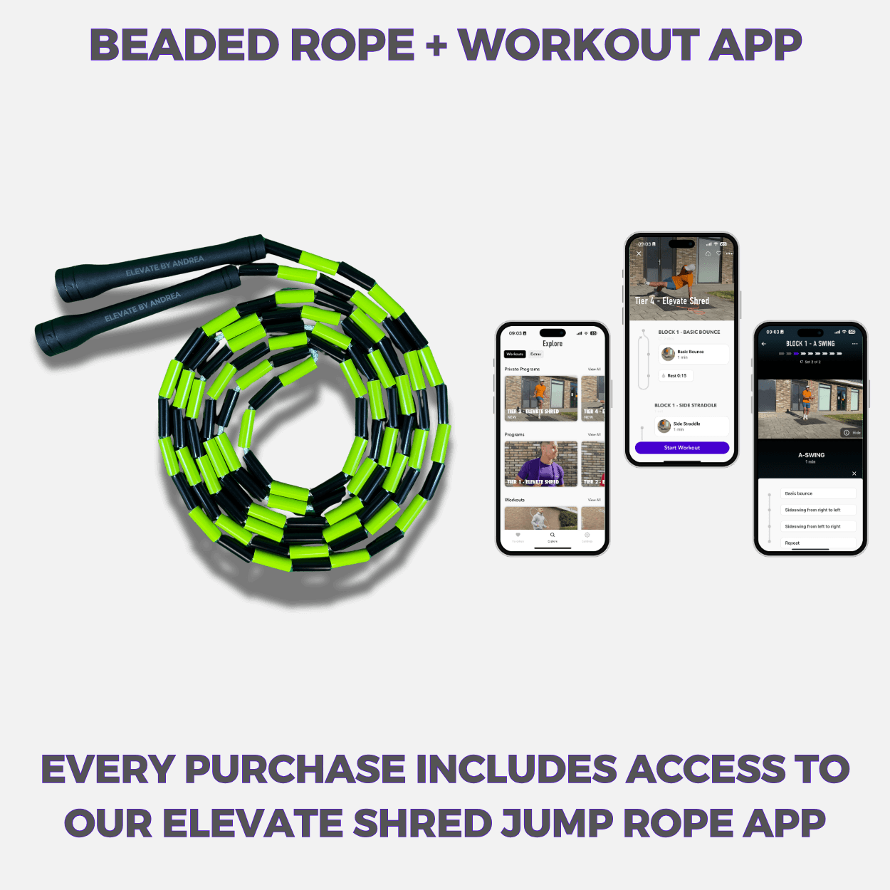 Jupiter - Beaded Jump Rope - Elevate Rope