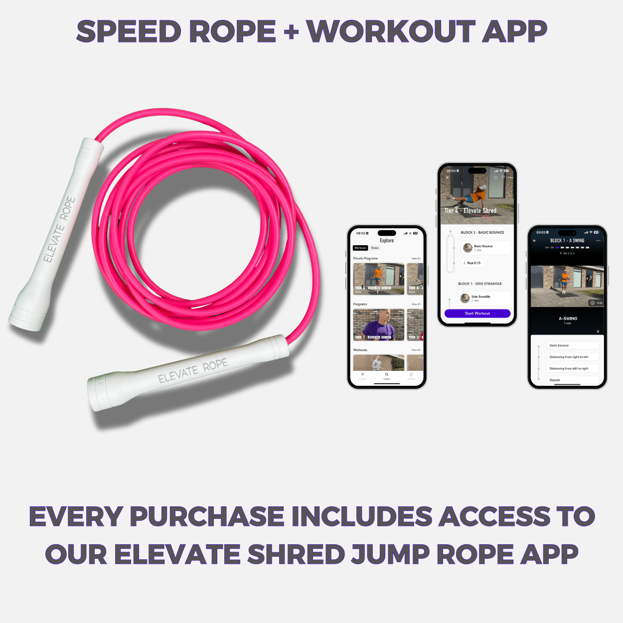 Elevate Speed Rope MAX (LOVE) - Elevate Rope