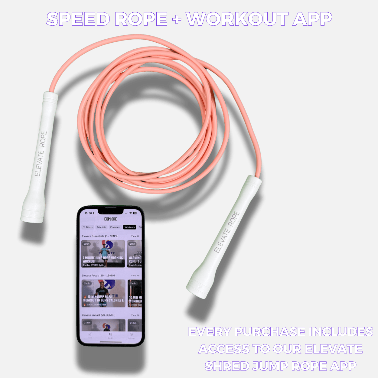 Elevate Speed Rope MAX (COTTON CANDY) - Elevate Rope