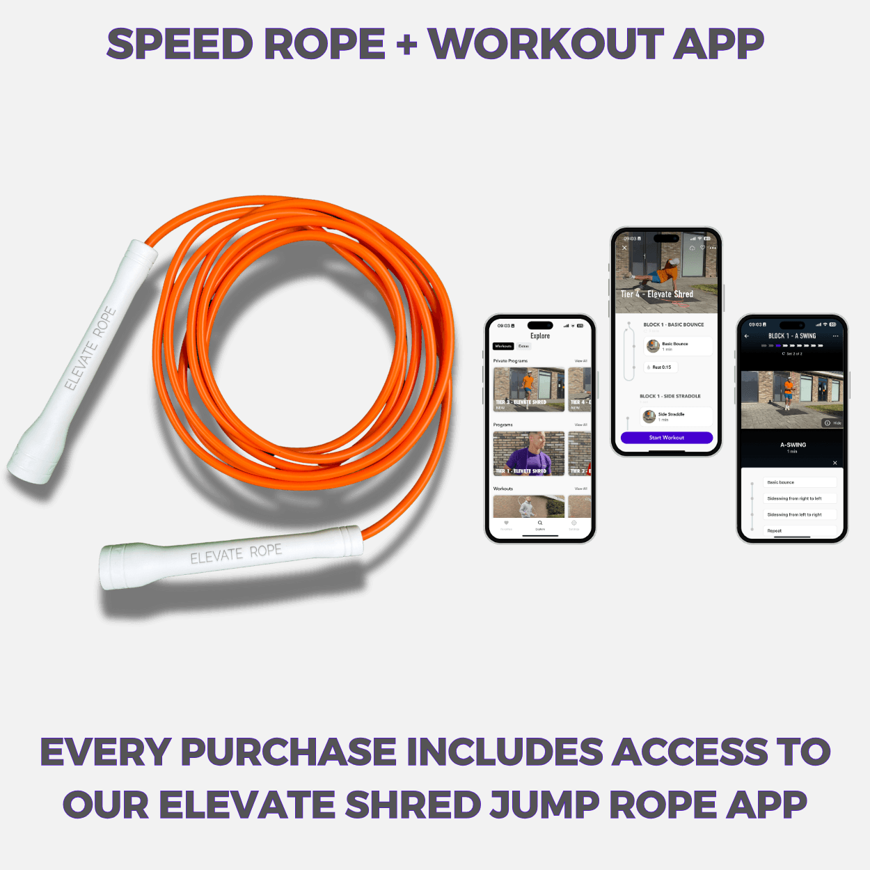 Elevate Speed Rope MAX (SUNSET) - Elevate Rope
