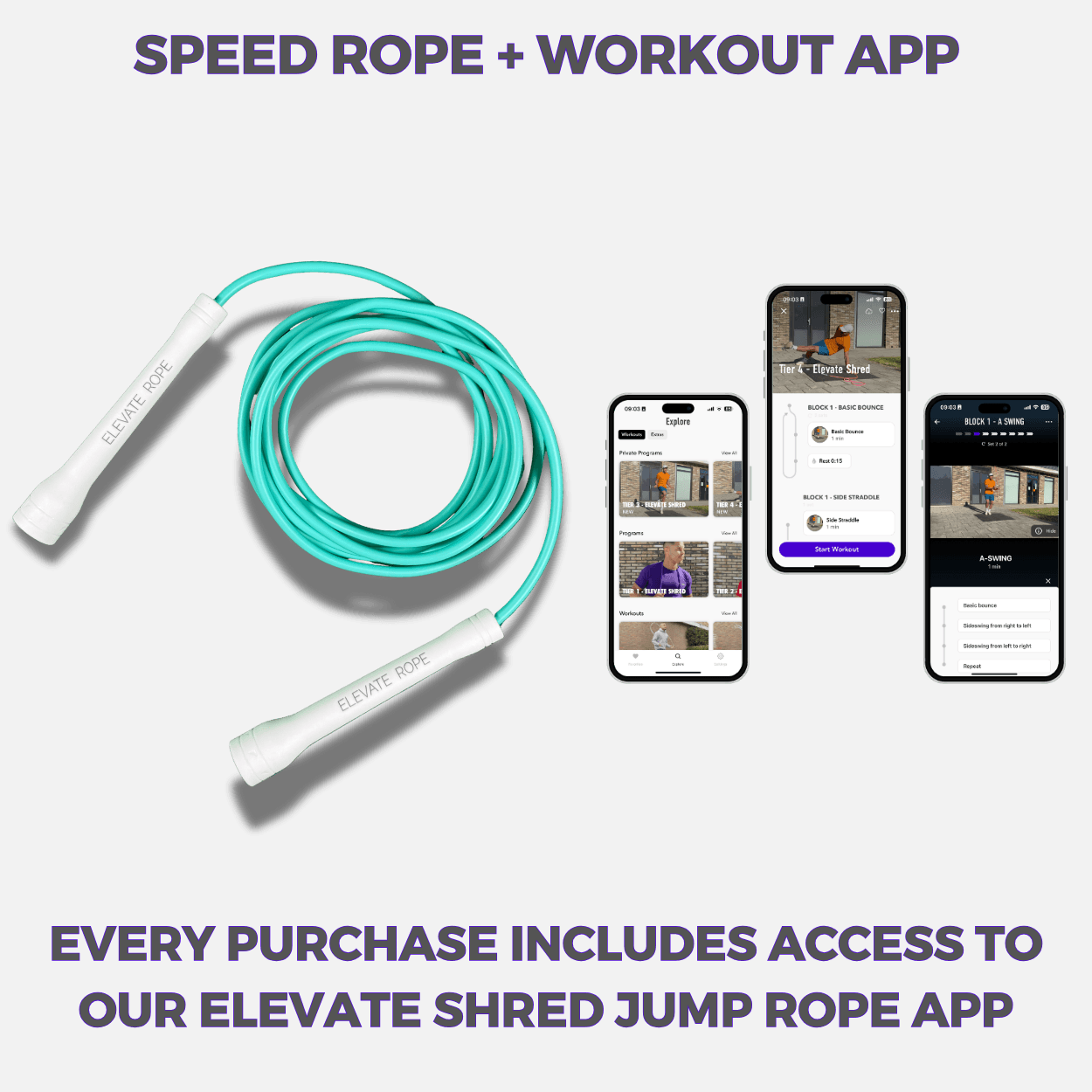 Elevate Speed Rope MAX (TRANQUILITY) - Elevate Rope