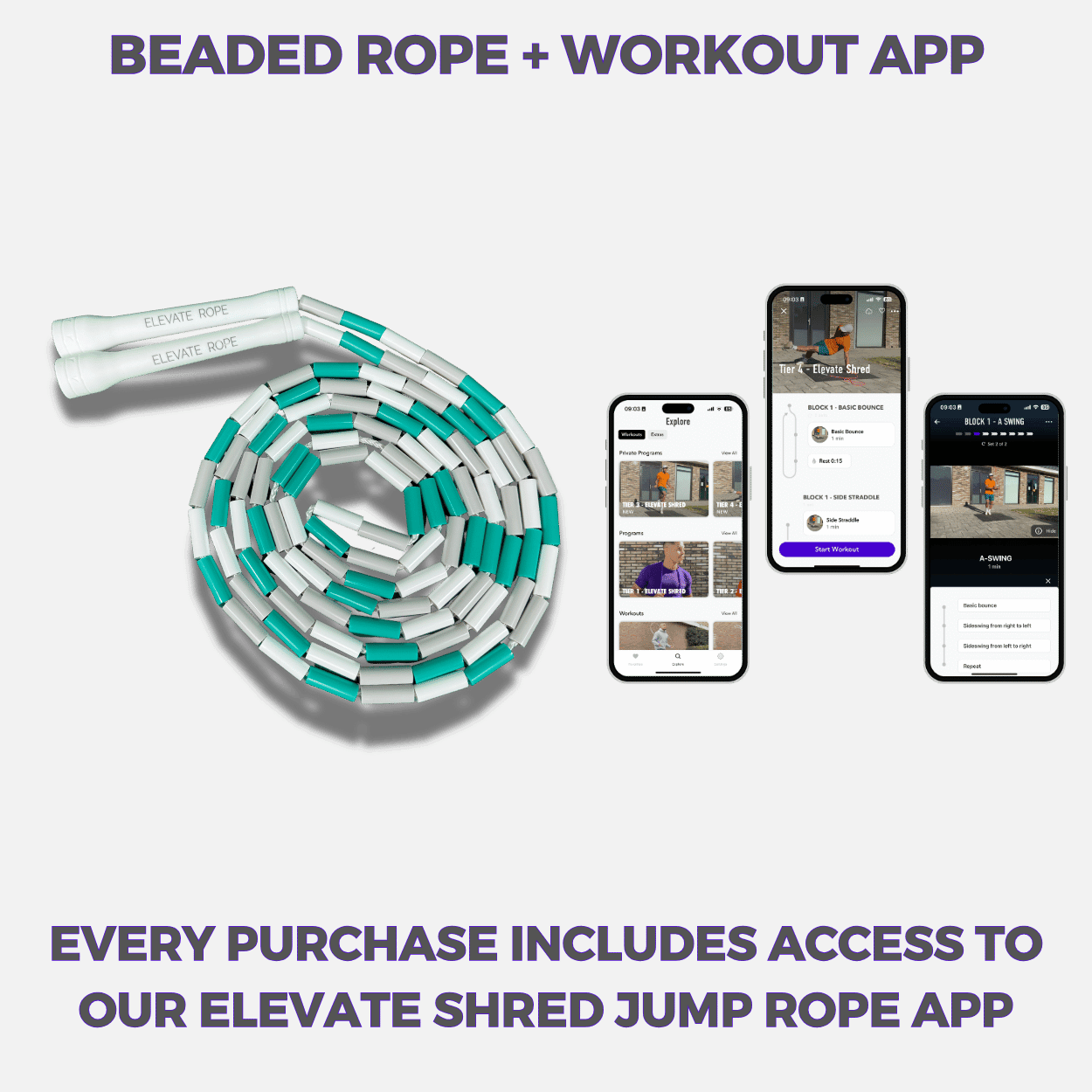 Wisdom - Beaded Jump Rope - Elevate Rope