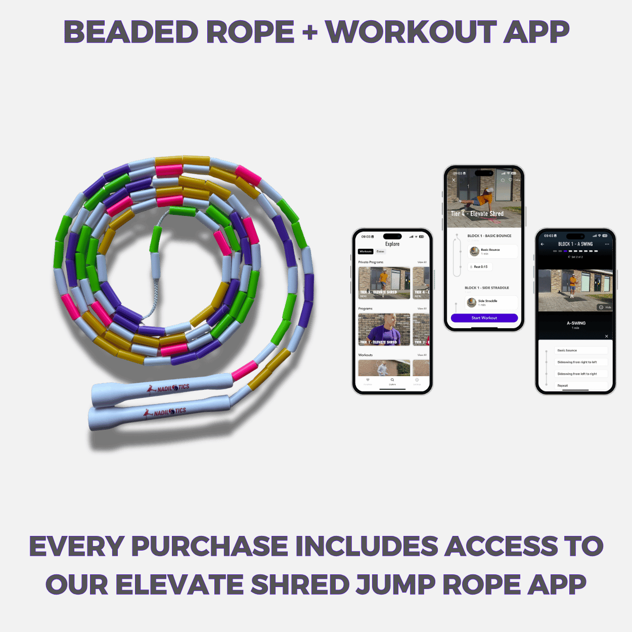Energy – Beaded Jump Rope - Elevate Rope