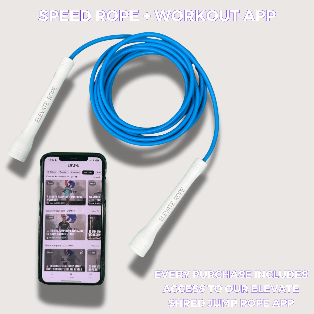 Elevate Speed Rope MAX (SERENITY) - Elevate Rope