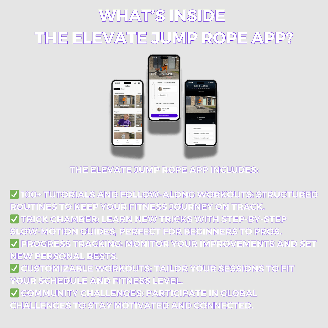 Elevate Speed Rope MAX (COTTON CANDY) - Elevate Rope