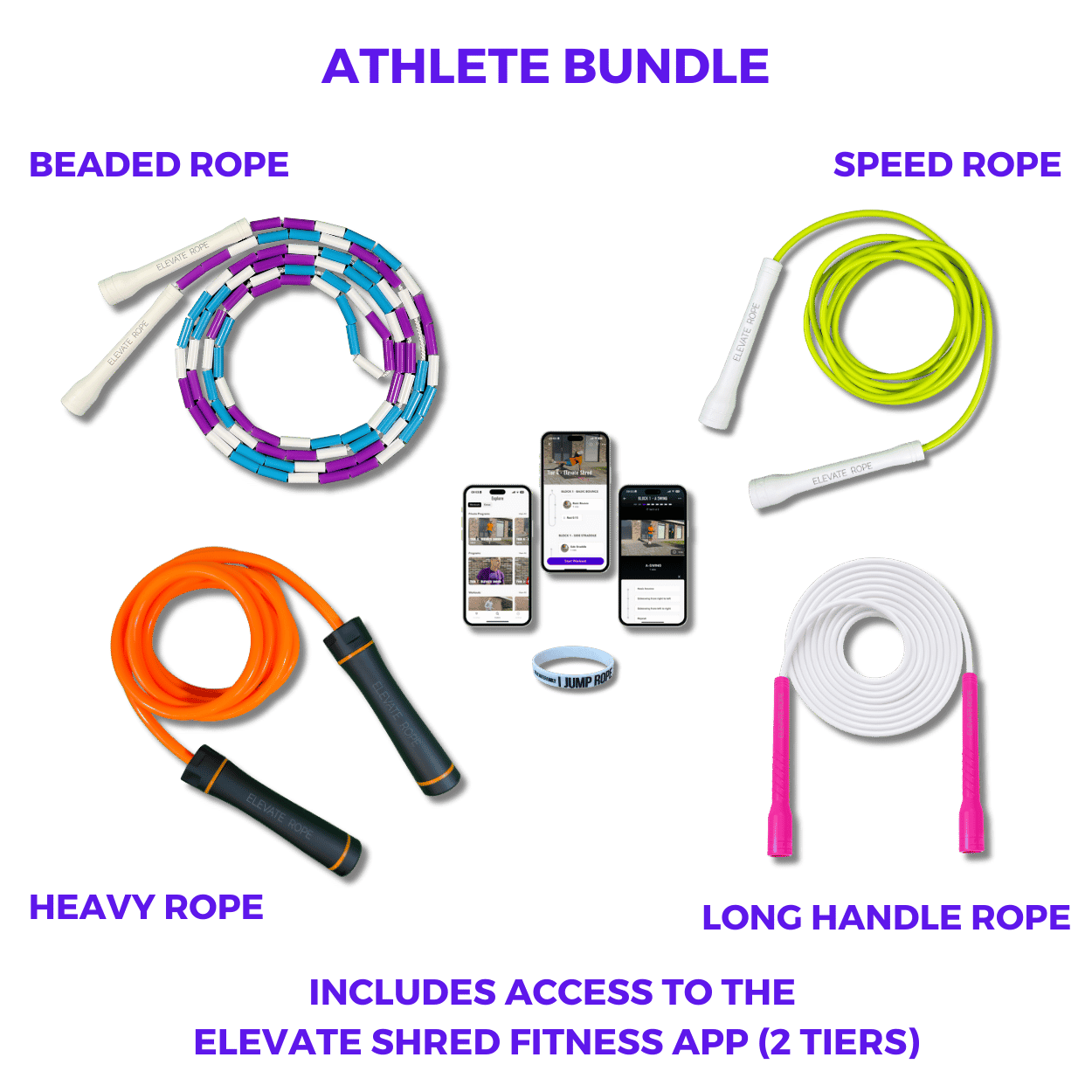 Level Up with the Ultimate Jump Rope Bundle for Athletes - Elevate Rope