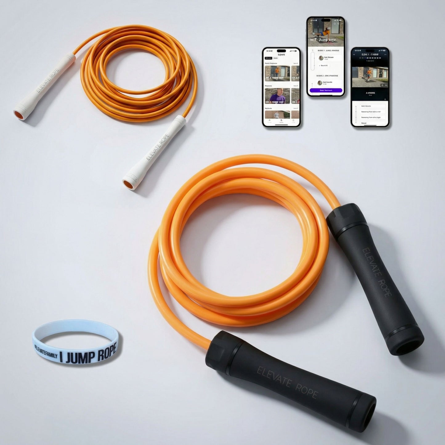 Boxing Jump Rope Bundle – 2 Pro Ropes + Band