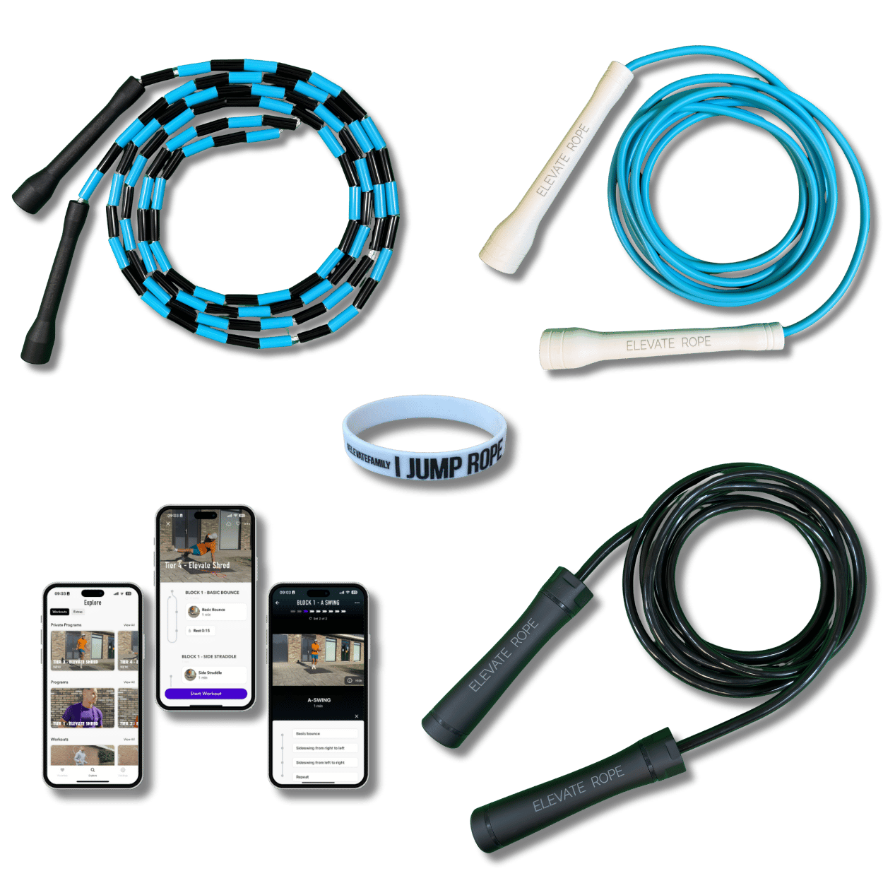 Ascent MAX Bundle - 3 Premium Ropes + Band + Training App