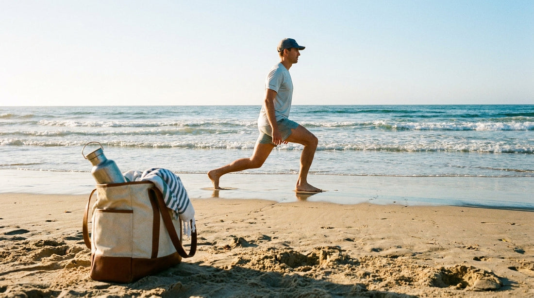 Beach workout essentials for an active day at the beach