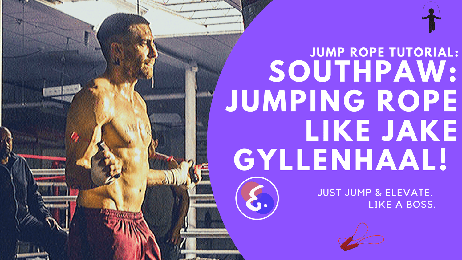 HOW TO JUMP ROPE like JAKE GYLLENHAAL (2020) &#8211; Jump Rope Southpaw Drill REVEALED!