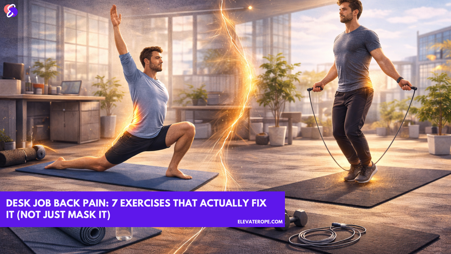Desk Job Back Pain: 7 Exercises That Actually Fix It (Not Just Mask It)