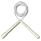 Long Handle Jump Rope (White Coconut) - Elevate Rope