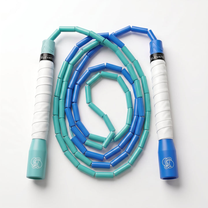 Elevate Long Handle Beaded Rope with grip tape handles