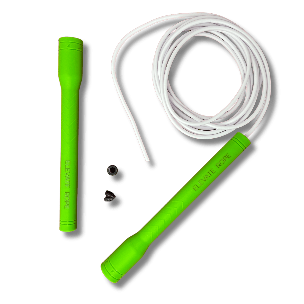 Long Handle Jump Rope (Green Leaf) - Elevate Rope