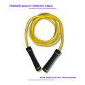 Corde à Sauter Fitness En PVC 5 Mm - Réglable, Poignées Incassables, Pour Intérieur/Extérieur (3 M) - 8