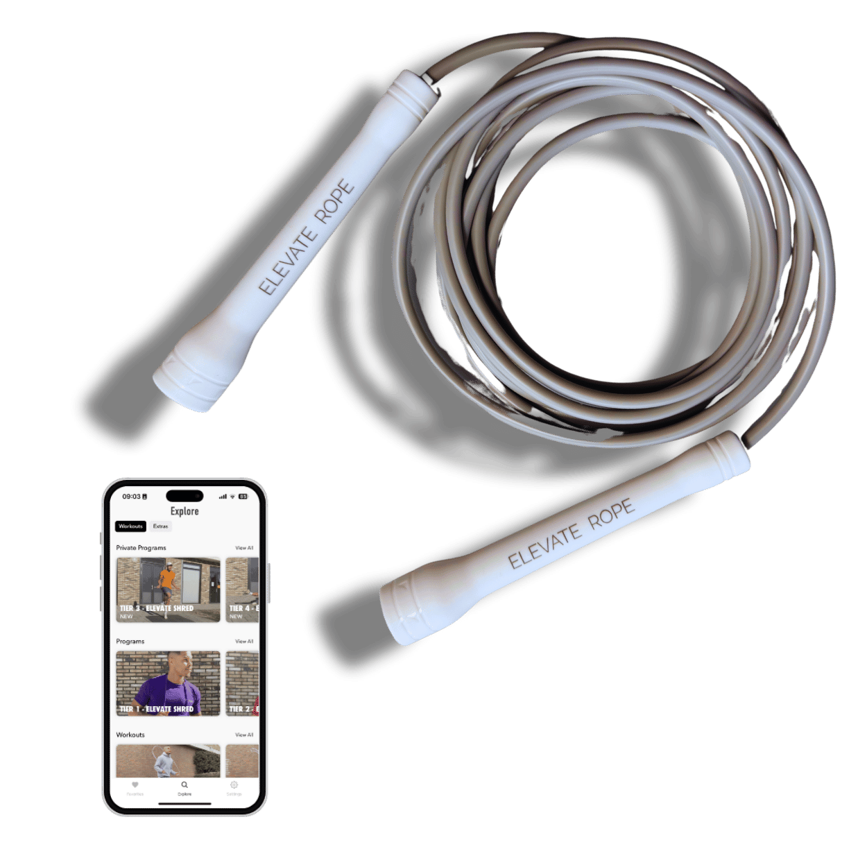 Speed Jump Rope – Gray