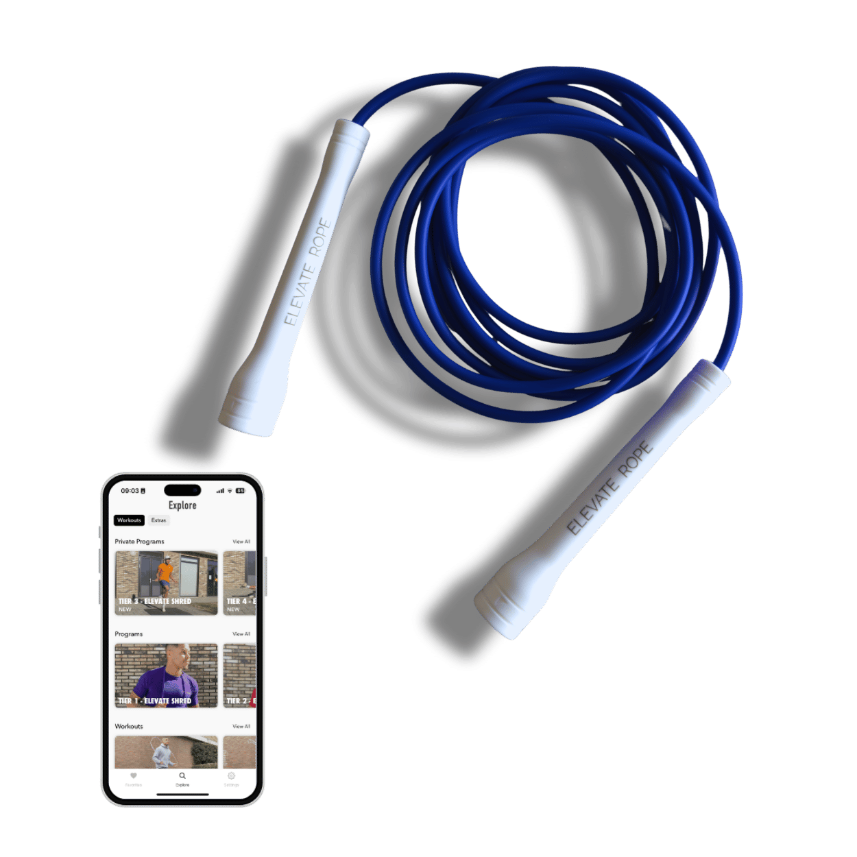 Speed Jump Rope - Navy Blue