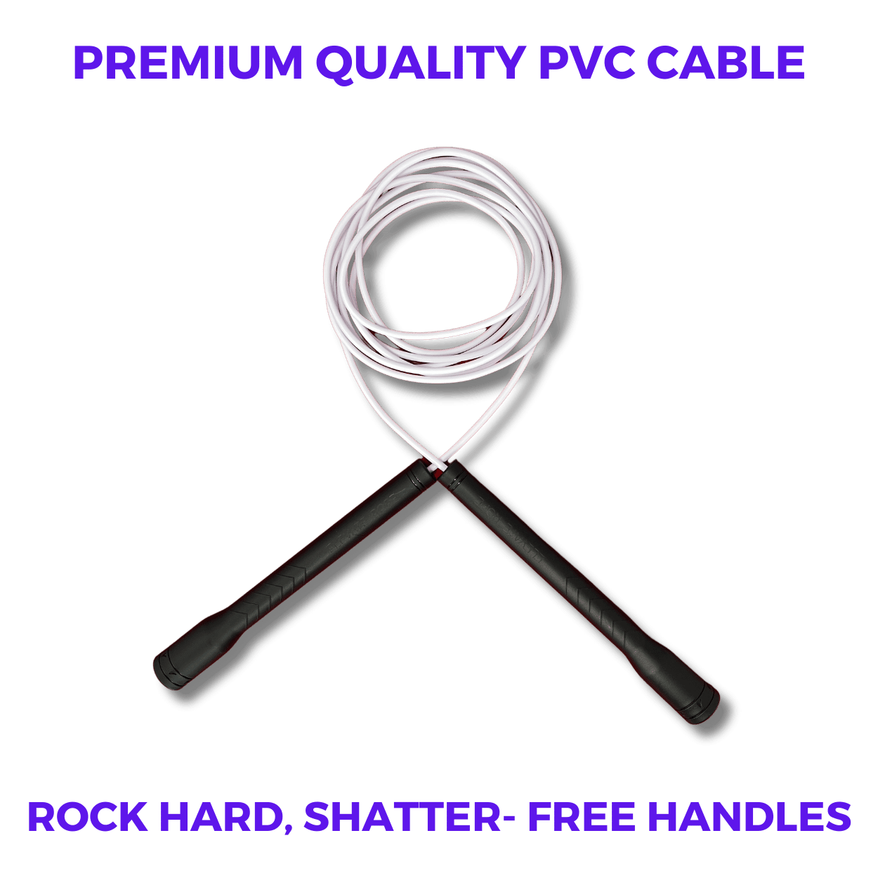 Long Handle Jump Rope (Black Olive) - Elevate Rope