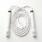 Freestyle Beaded Jump Rope – White