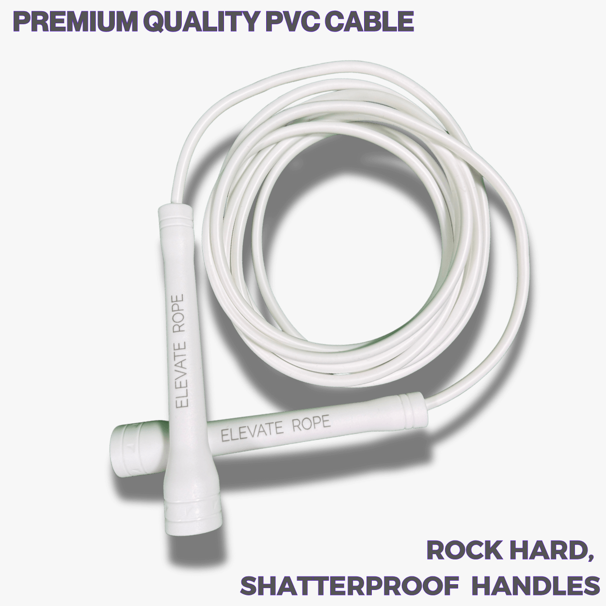 Elevate Speed Rope MAX (PURITY) – Premium Speed Jump Rope - Elevate Rope