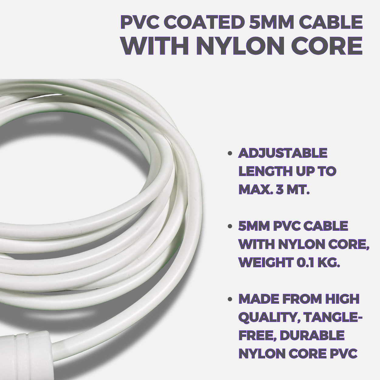 Elevate Speed Rope MAX (PURITY) – Premium Speed Jump Rope - Elevate Rope