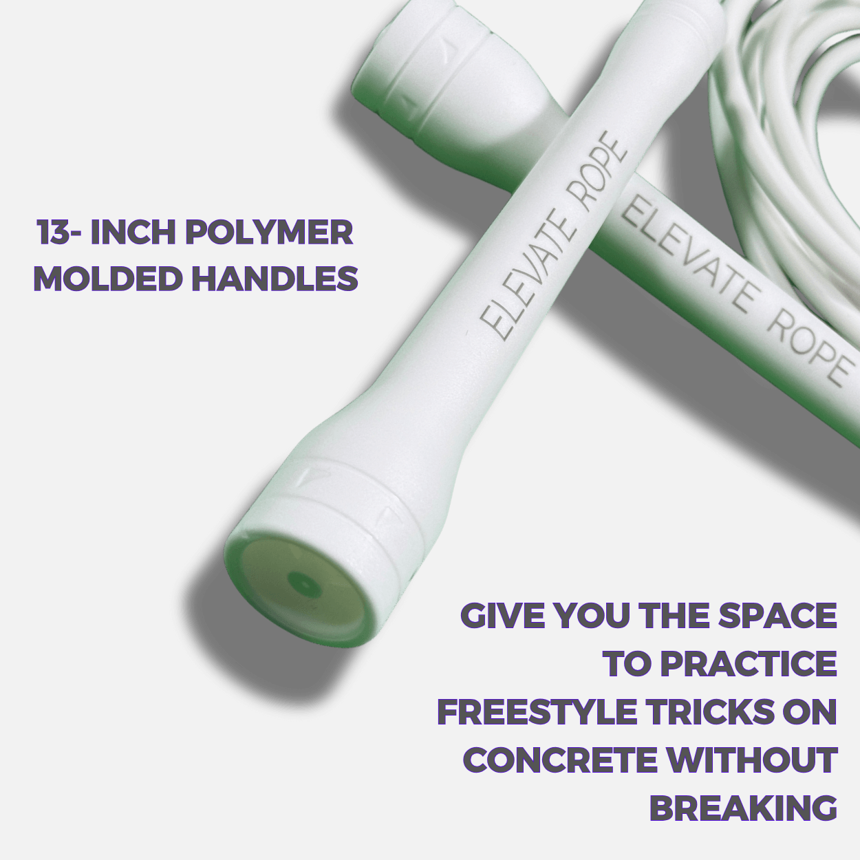 Elevate Speed Rope MAX (PURITY) – Premium Speed Jump Rope - Elevate Rope