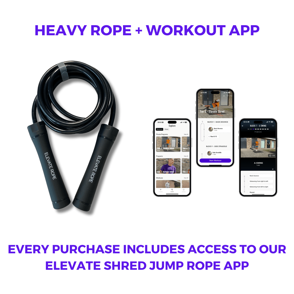 Weighted Jump Rope for Strength Training – Elevate Gravity Heavy