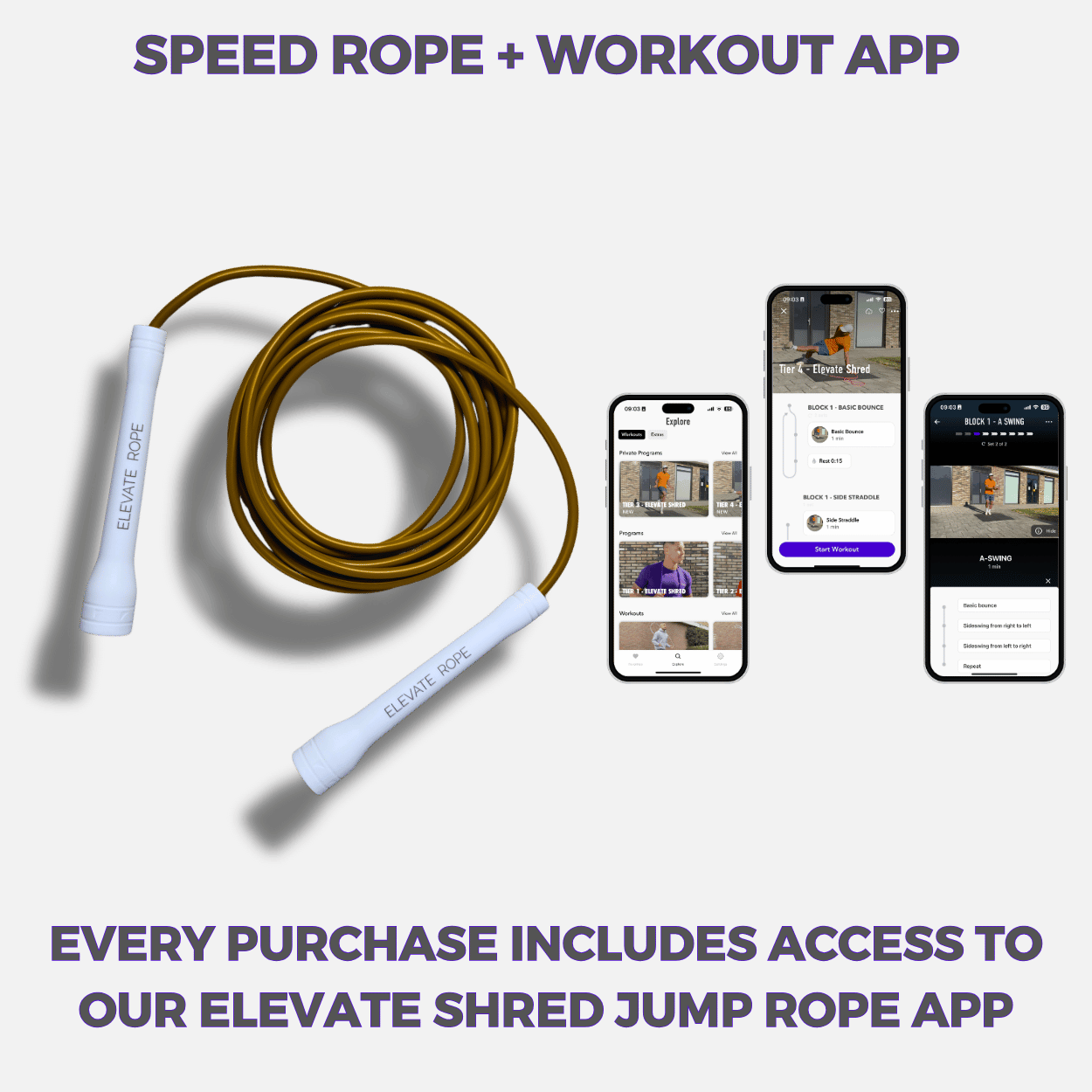 Speed Jump Rope – Gold