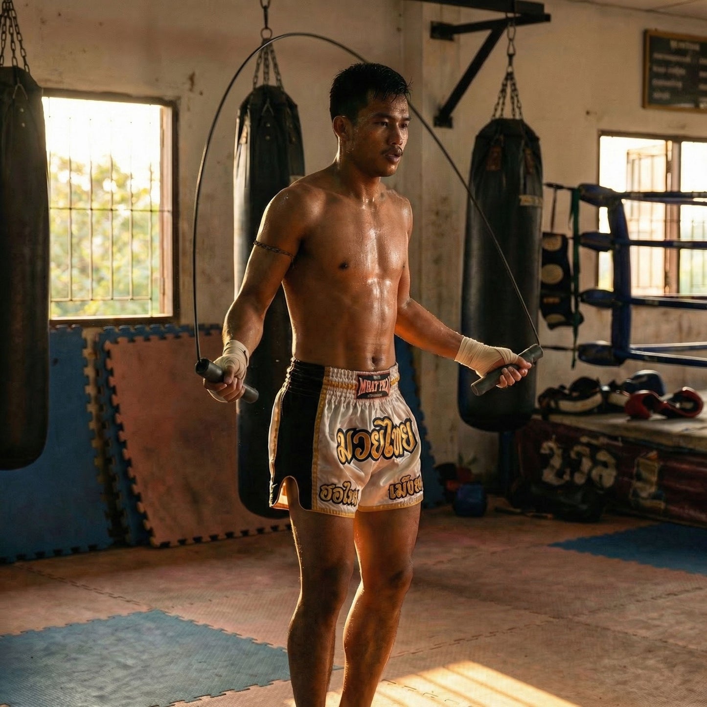 Heavy Jump Rope – Black – 9ft