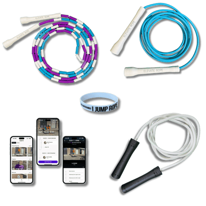Ascent Max Jump Rope Bundle – 3 Ropes + Band + App