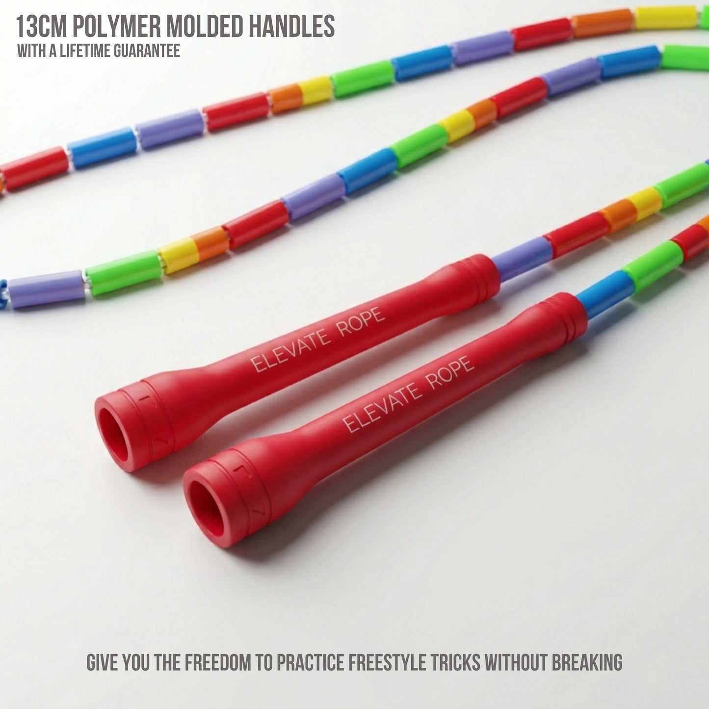 Rainbow – Cuerda para saltar con cuentas