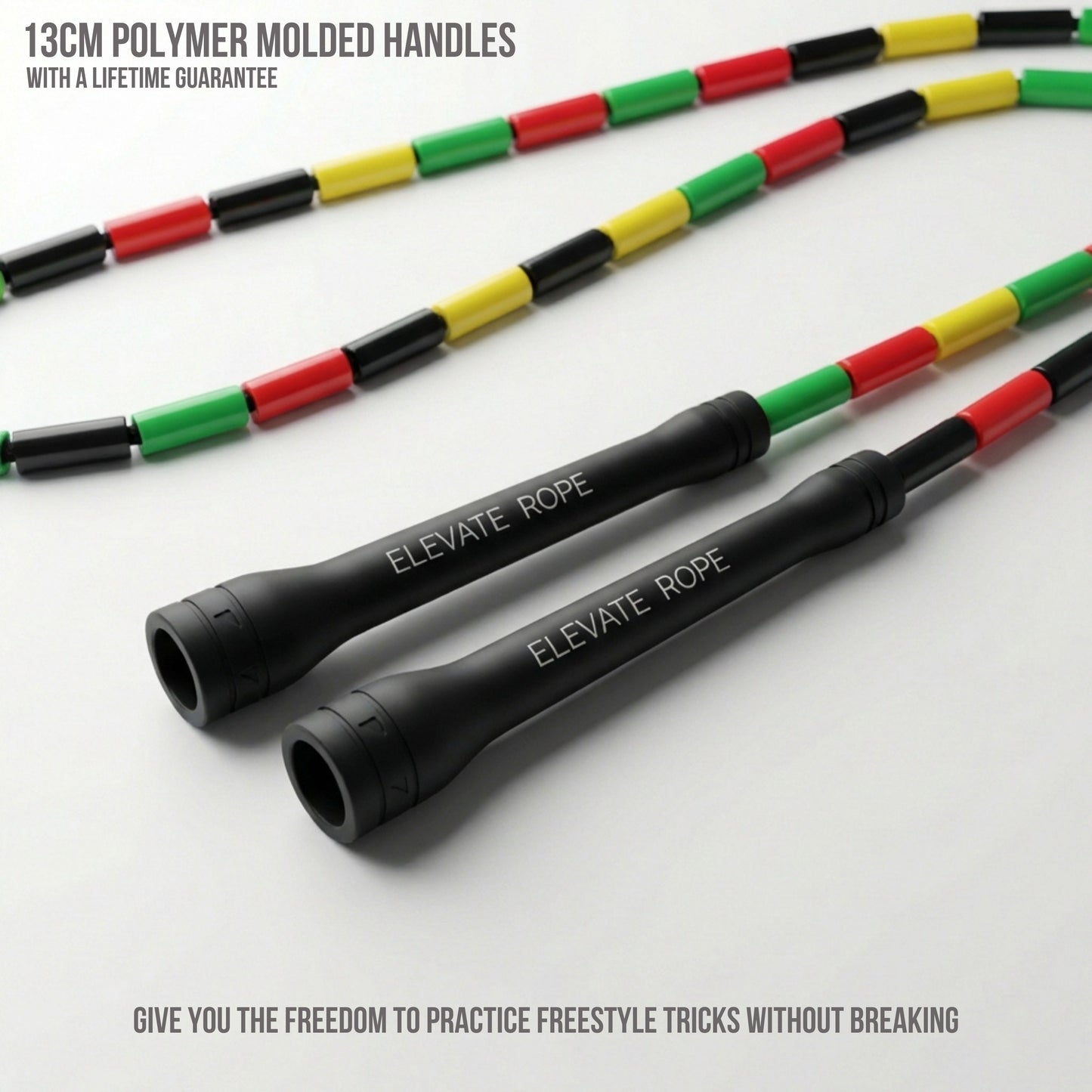 Rasta - Cuerda para saltar con cuentas