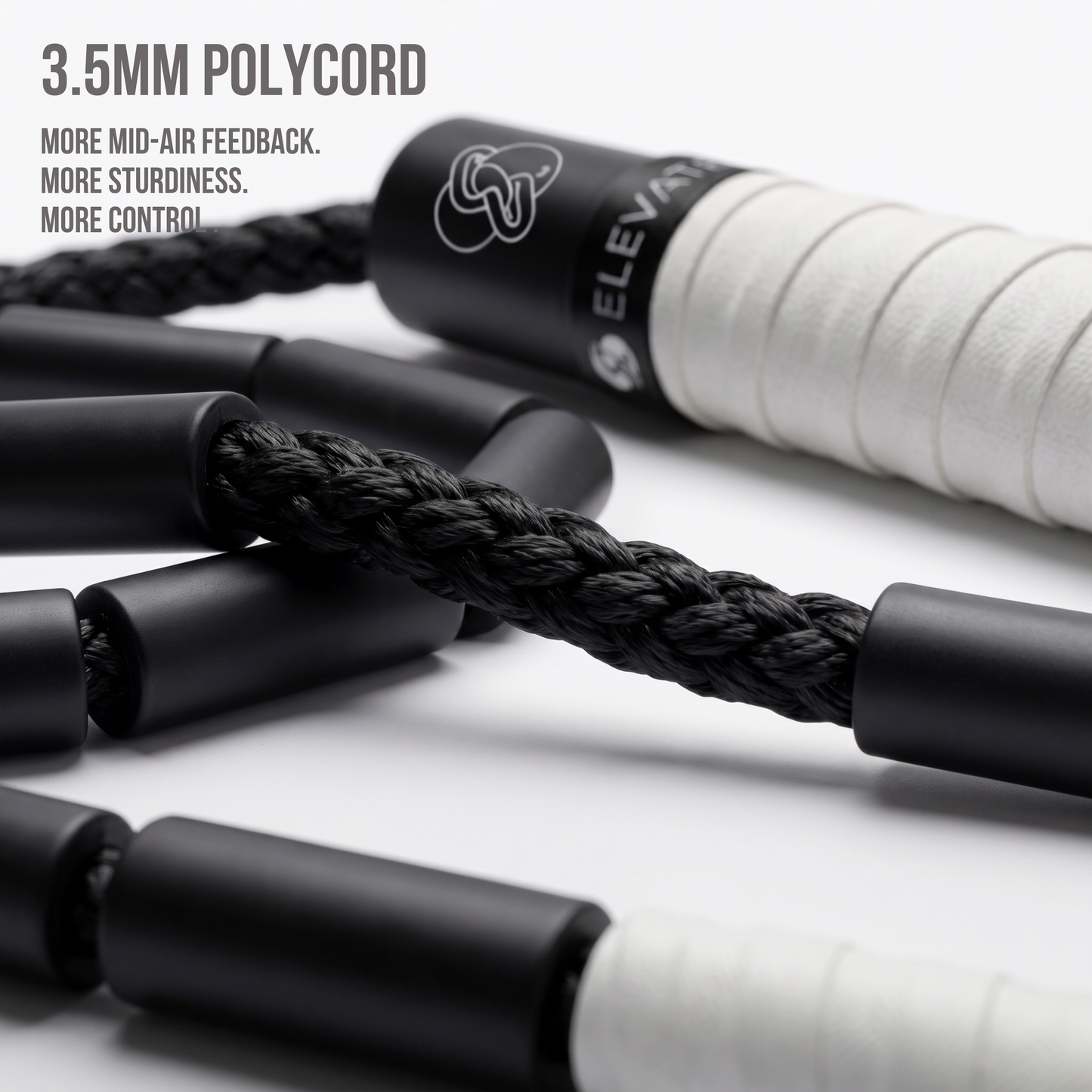 Freestyle Beaded Jump Rope – Elegance Black