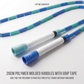 Freestyle Beaded Jump Rope – Blue/Turquoise